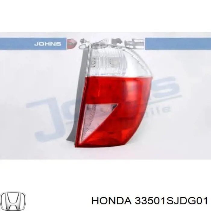 33501SJDG01 Honda Lanterna traseira direita