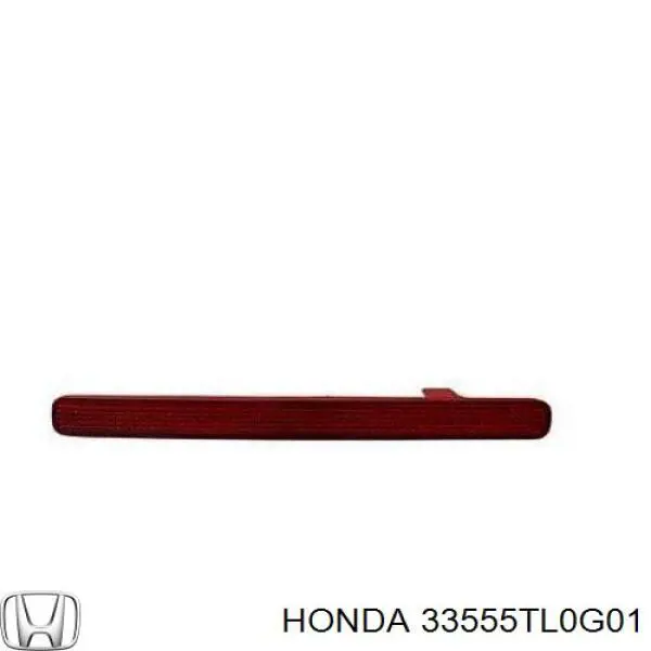 Retrorrefletor (refletor) do pára-choque traseiro esquerdo Honda 33555TL0G01 preço, a partir de 24,97 USD