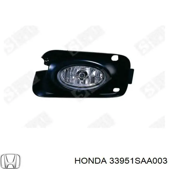Luzes de nevoeiro esquerdas Honda 33951SAA003 preço, a partir de 70,28 USD
