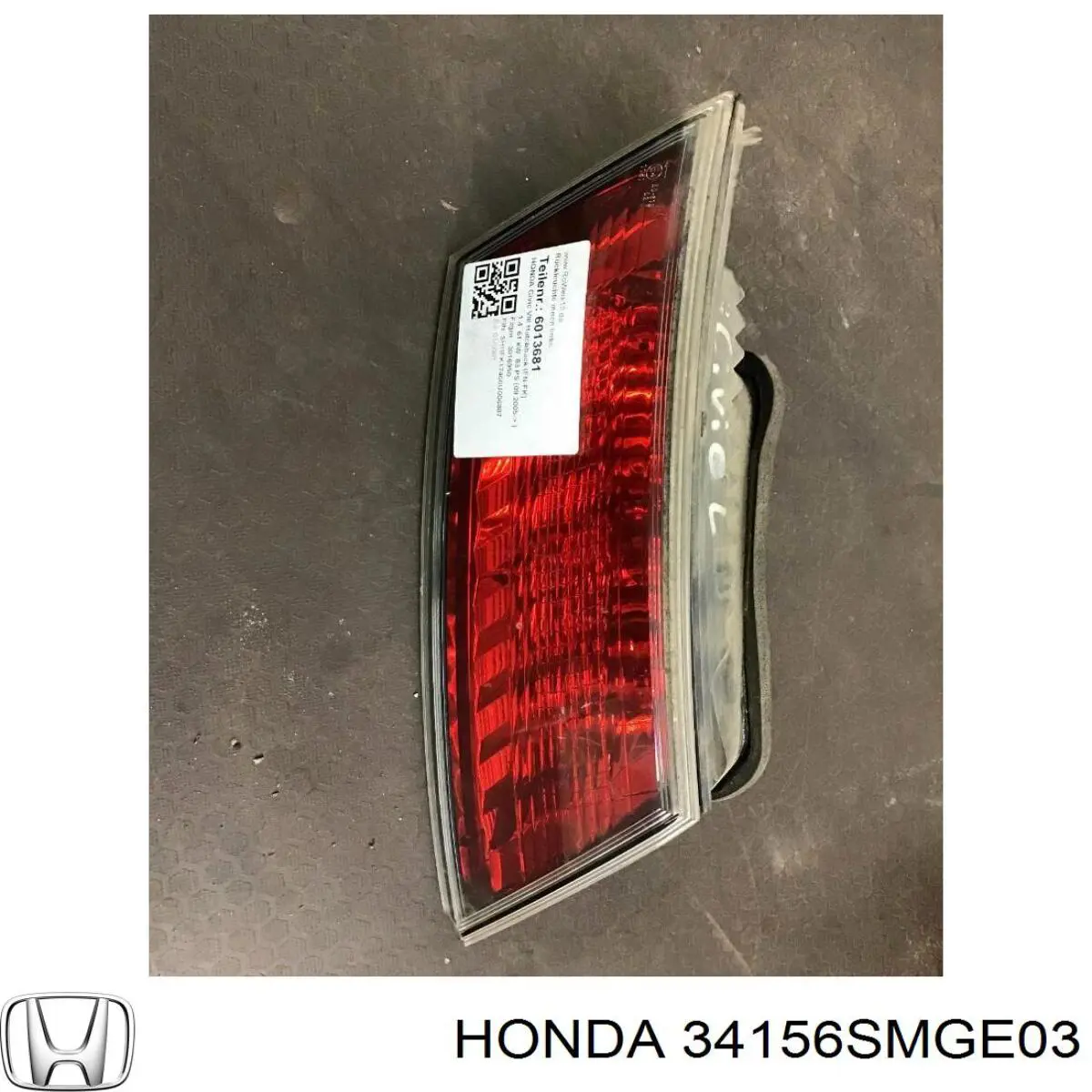 34156SMGE03 Honda Lanterna traseira esquerda interna