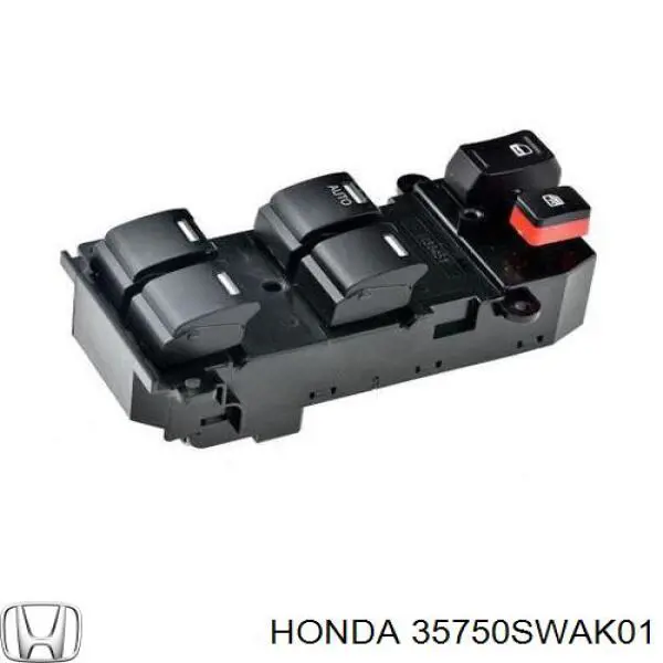 Unidade de botões dianteira esquerda de controlo de elevador de vidro Honda 35750SWAK01 preço, a partir de 36,06 USD