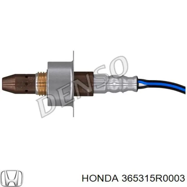 Sonda lambda, sensor de oxigênio até o catalisador Honda 365315R0003