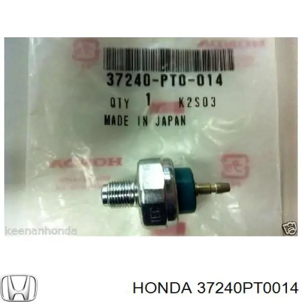 Sensor de pressão de óleo Honda 37240PT0014 preço, a partir de 5,43 USD