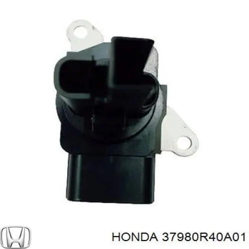 Sensor de fluxo (consumo) de ar, medidor de consumo M.A.F. - (Mass Airflow) 37980R40A01 Honda