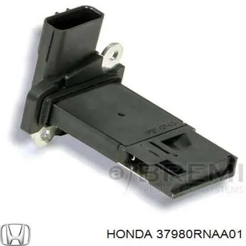 Compre 37980RNAA01 Honda Sensor de fluxo (consumo) de ar, medidor de consumo M.A.F. - (Mass Airflow)