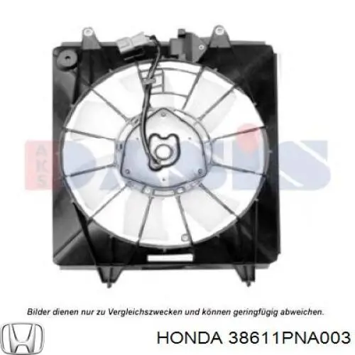 Ventilador (roda de aletas) do radiador de aparelho de ar condicionado Honda 38611PNA003 preço, a partir de 102,23 USD