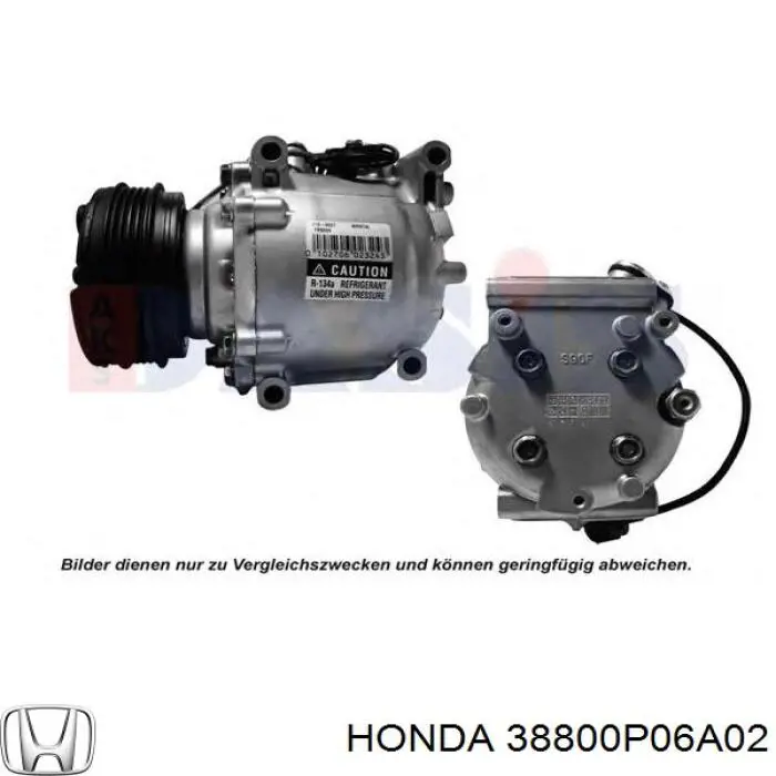 38800P06A02 Honda Compressor de aparelho de ar condicionado