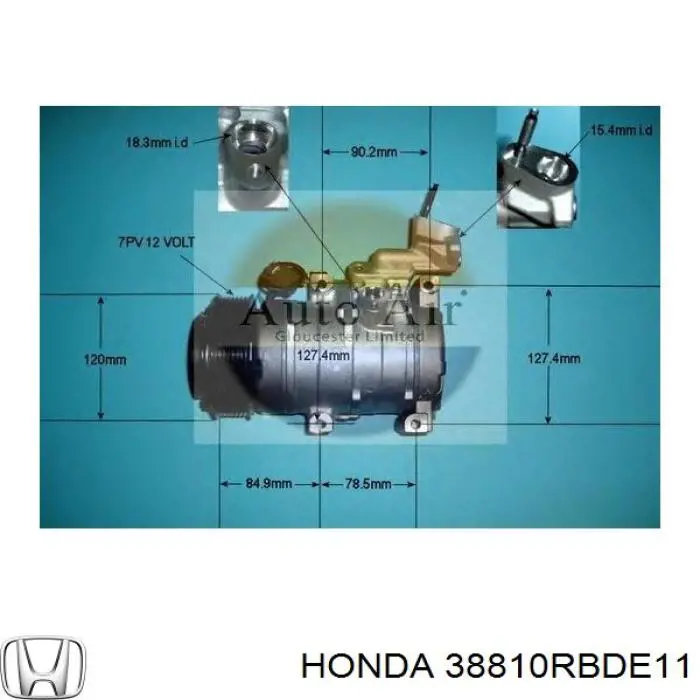 Compressor de aparelho de ar condicionado Honda 38810RBDE11 preço, a partir de 134,50 USD
