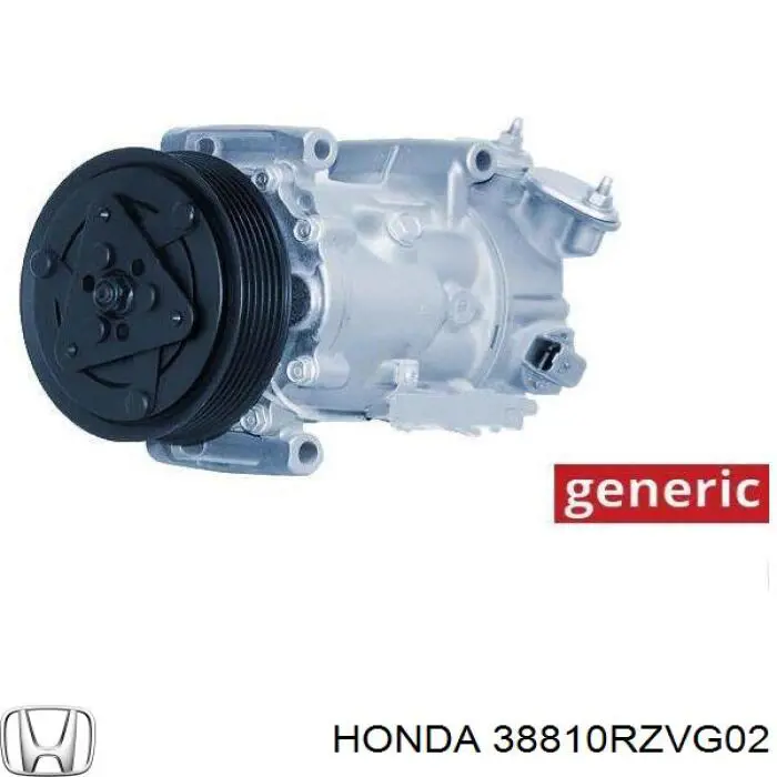 Compressor de aparelho de ar condicionado Honda 38810RZVG02 preço, a partir de 302,24 USD