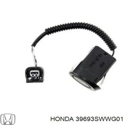 6PX358141931 HELLA Sensor traseiro de sinalização de estacionamento (sensor de estacionamento)