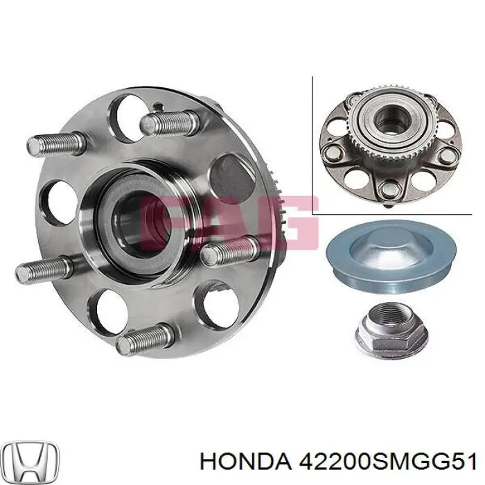 Cubo traseiro Honda 42200SMGG51 preço, a partir de 61,80 USD