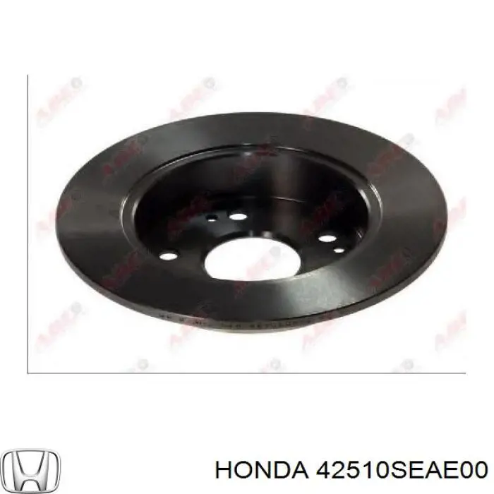 Disco do freio traseiro Honda 42510SEAE00 preço, a partir de 46,23 USD