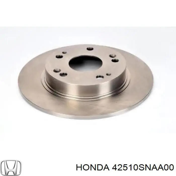 42510SNAA00 Honda Disco do freio traseiro