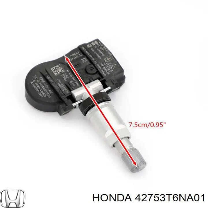 Sensor de pressão de ar nos pneus Honda 42753T6NA01 preço, a partir de 36,77 USD