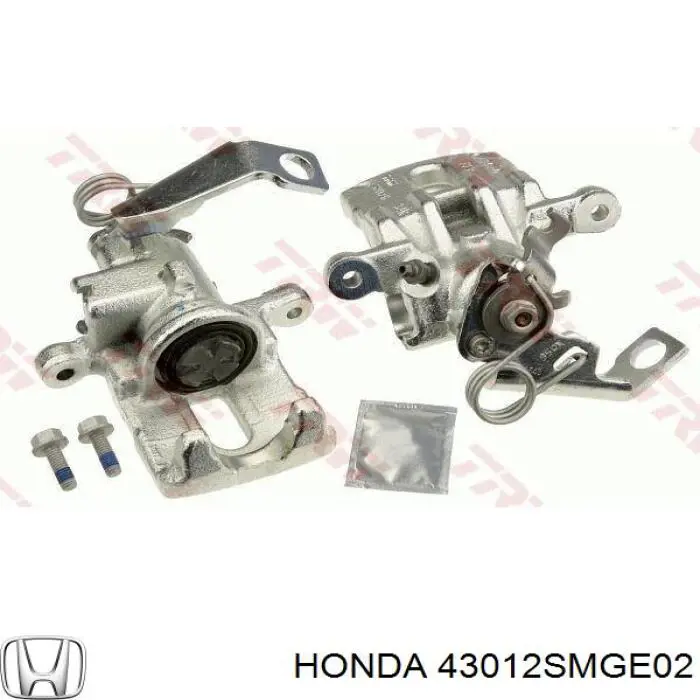 43012SMGE02 Honda Suporte do freio traseiro direito