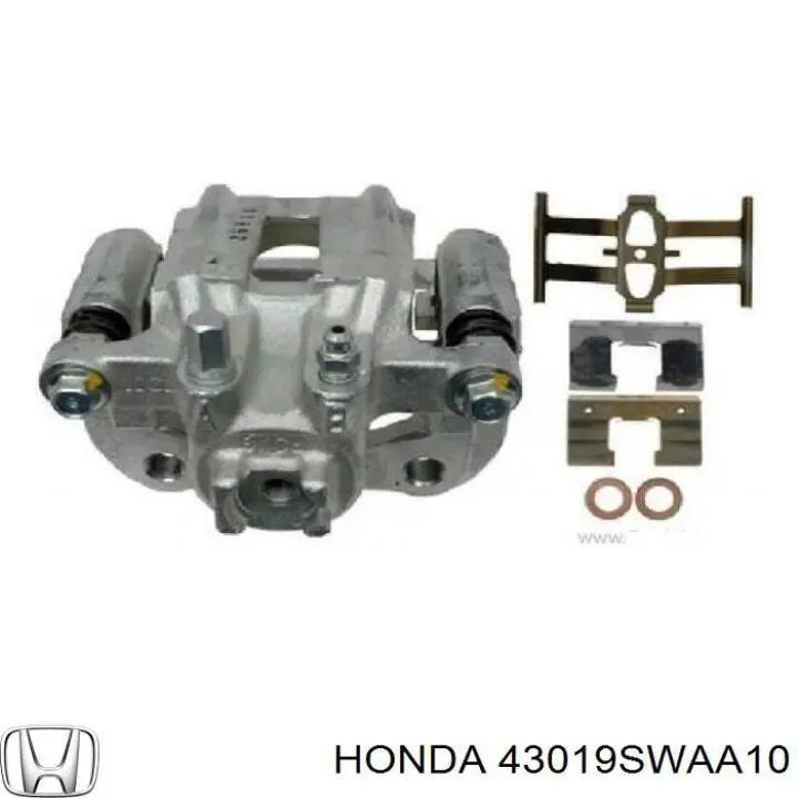Compre 43019SWAA10 Honda Suporte do freio traseiro esquerdo