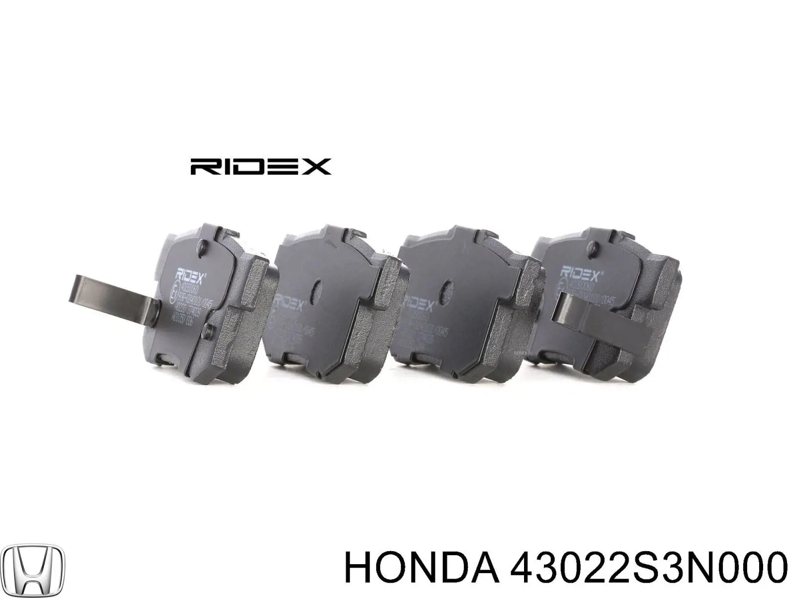 Sapatas do freio traseiras de disco Honda 43022S3N000 preço, a partir de 19,60 USD