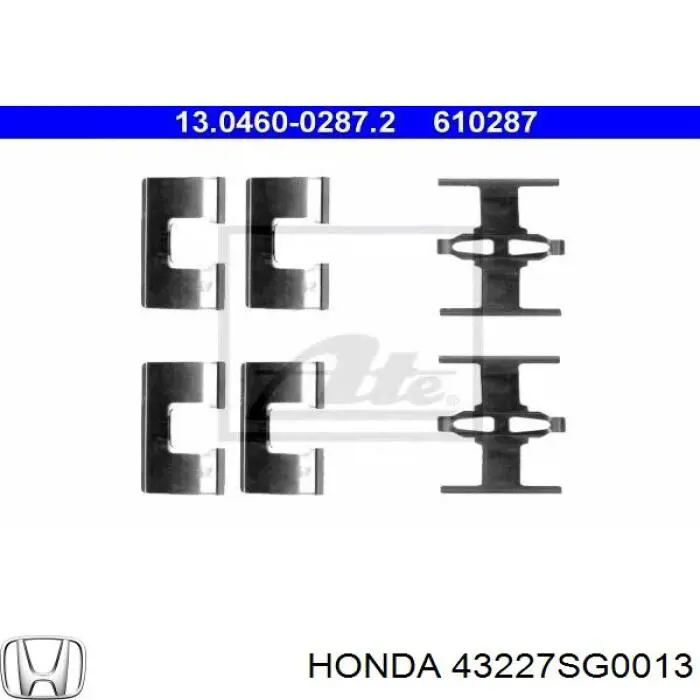  Honda 43227SG0013 preço, a partir de 9,84 USD