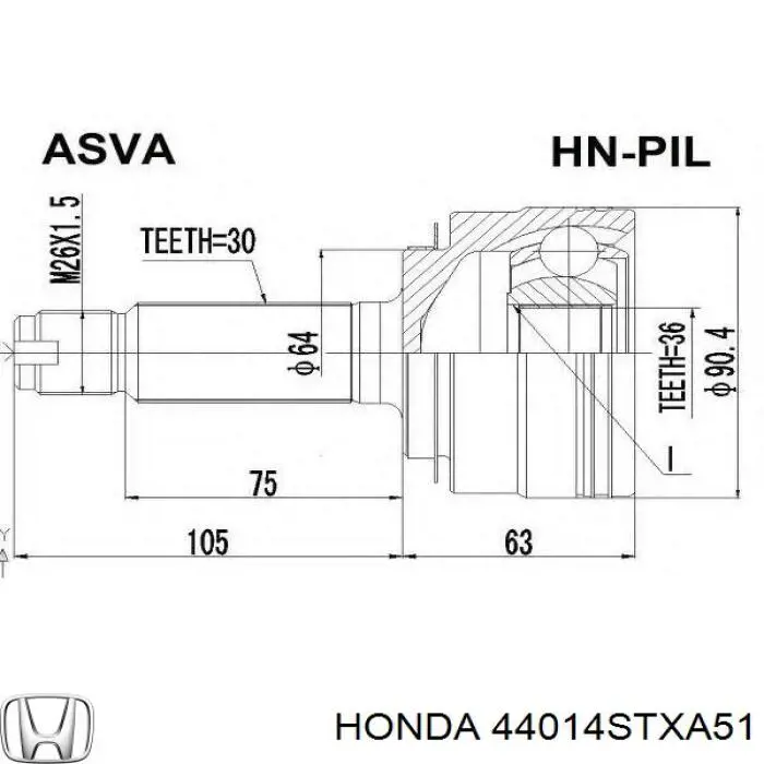 Junta homocinética externa dianteira GSP 823148 preço, a partir de 61,29 USD