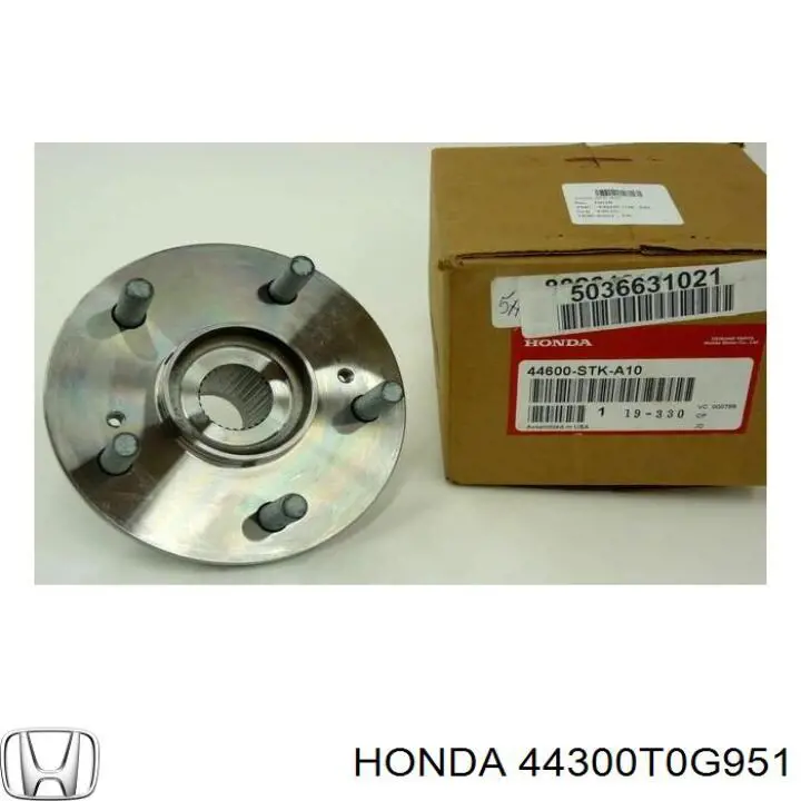 Rolamento de cubo dianteiro Honda 44300T0G951 preço, a partir de 110,15 USD