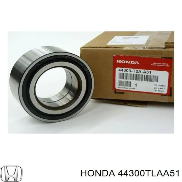 Rolamento de cubo dianteiro Honda 44300TLAA51 preço, a partir de 49,07 USD