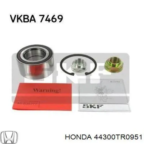 Compre 44300TR0951 Honda Rolamento de cubo dianteiro