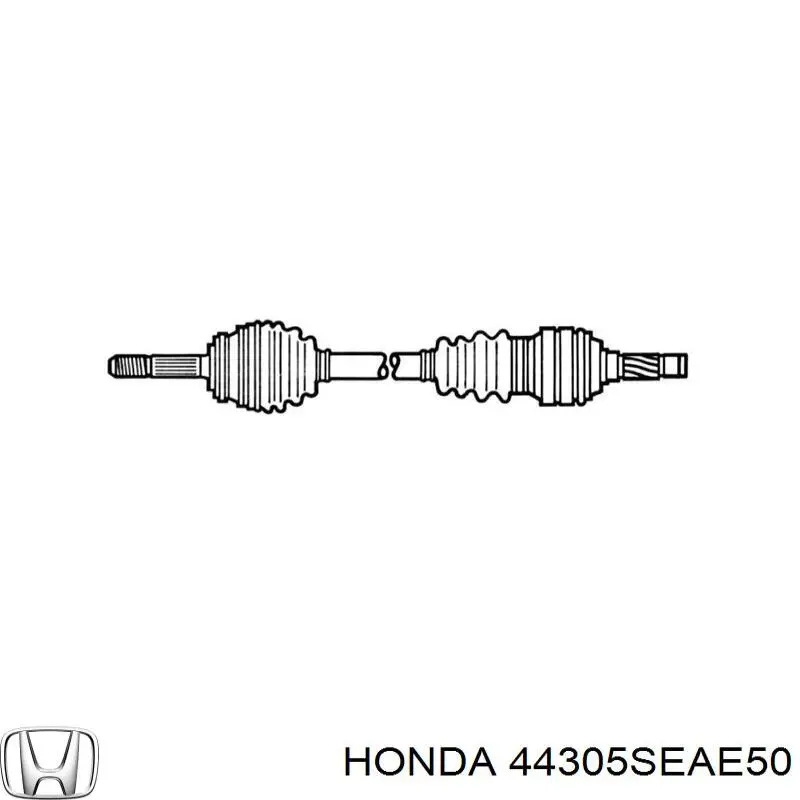 44305SEAE50 Honda Semieixo (acionador) dianteiro direito