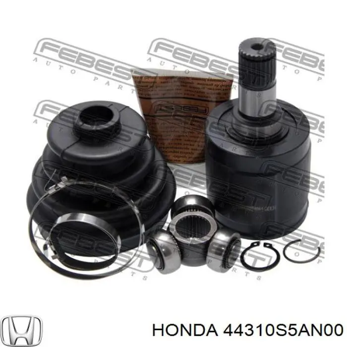 Junta homocinética interna dianteira esquerda Honda 44310S5AN00 preço, a partir de 162,16 USD