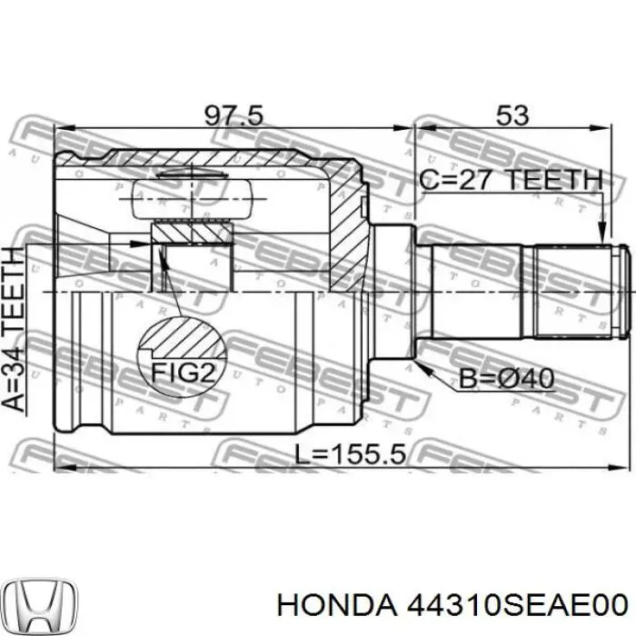 Compre 623053 GSP Junta homocinética interna dianteira esquerda