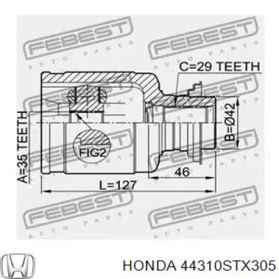 Compre 44310STX305 Honda Junta homocinética interna dianteira direita