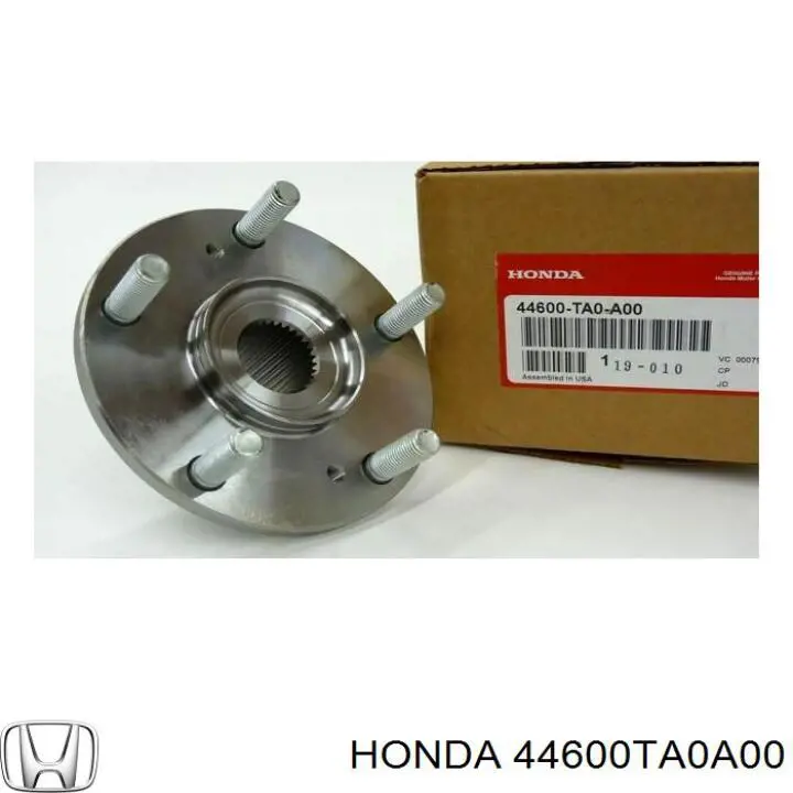 Cubo dianteiro Honda 44600TA0A00 preço, a partir de 38,69 USD