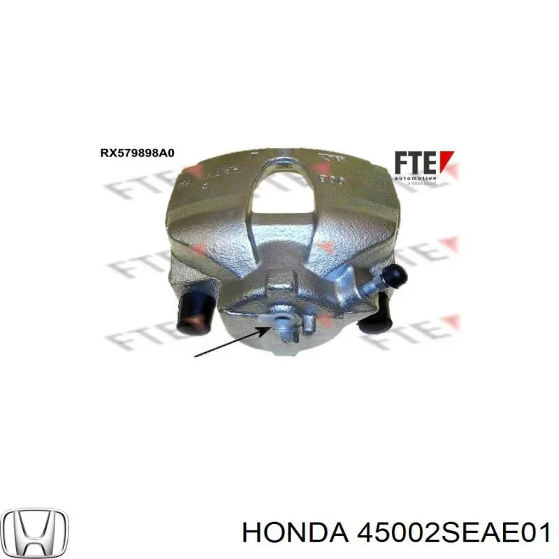 Compre 45002SEAE01 Honda Suporte do freio dianteiro direito