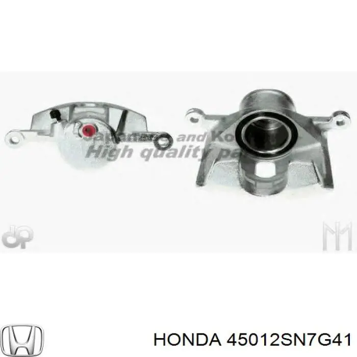 45012SN7G41 Honda Suporte do freio dianteiro direito