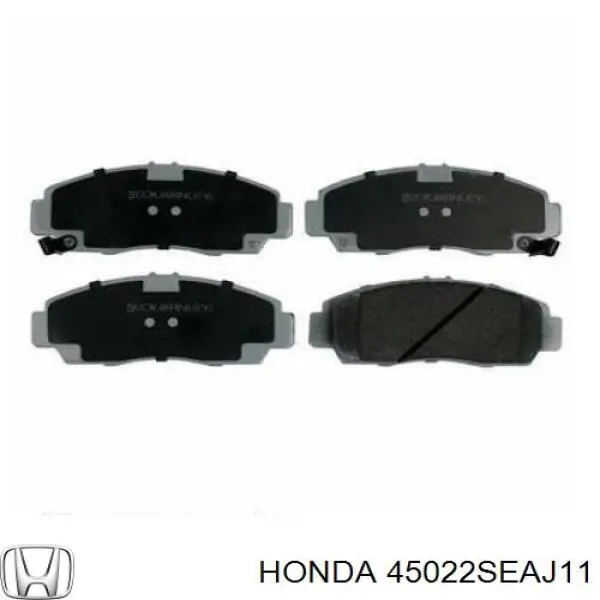 Compre 45022SEAJ11 Honda Sapatas do freio dianteiras de disco