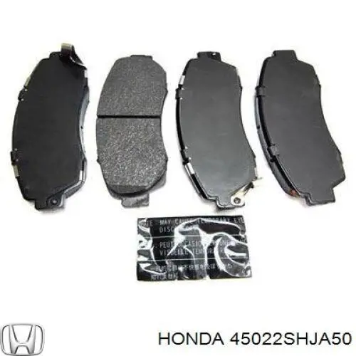 Sapatas do freio dianteiras de disco Honda 45022SHJA50 preço, a partir de 25,99 USD