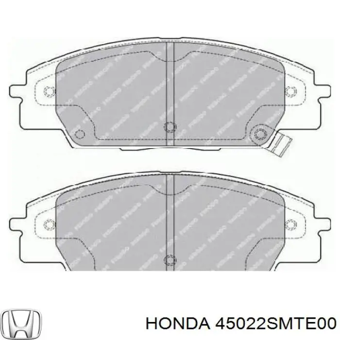 Compre 45022SMTE00 Honda Sapatas do freio dianteiras de disco