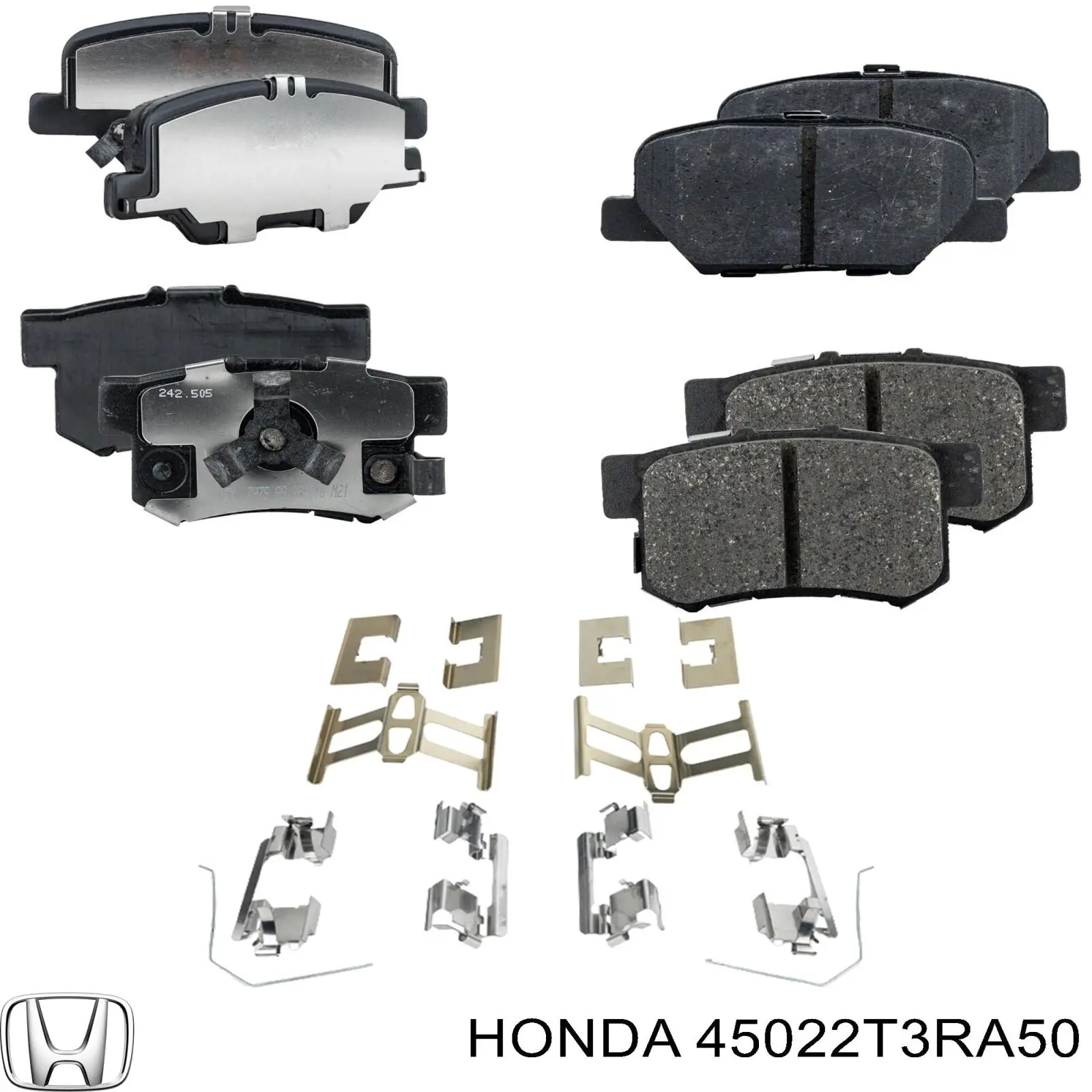 Sapatas do freio dianteiras de disco Honda 45022T3RA50 preço, a partir de 179,55 USD