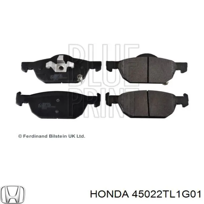 45022TL1G01 Honda Sapatas do freio dianteiras de disco