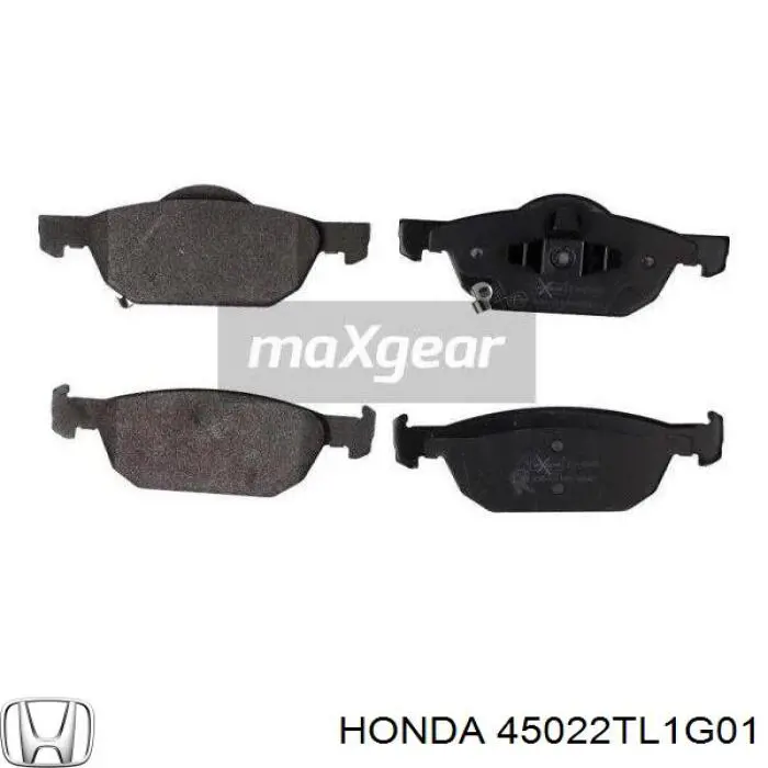 Compre 45022TL1G01 Honda Sapatas do freio dianteiras de disco