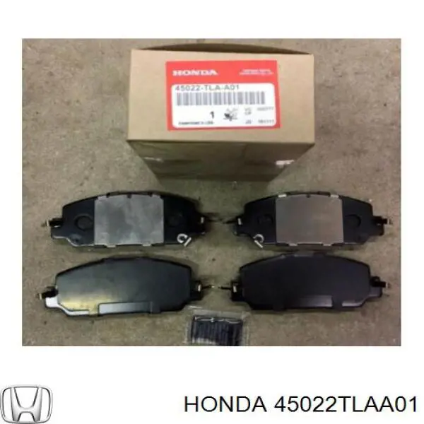 45022TLAA01 Honda Sapatas do freio dianteiras de disco