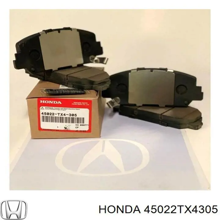 Compre 45022TY2A03 Honda Sapatas do freio dianteiras de disco