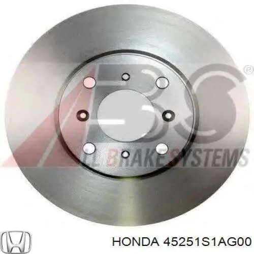 Disco do freio dianteiro Honda 45251S1AG00 preço, a partir de 28,85 USD