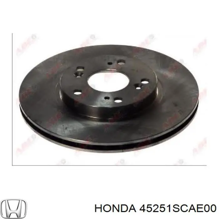 Disco do freio dianteiro Honda 45251SCAE00 preço, a partir de 47,57 USD