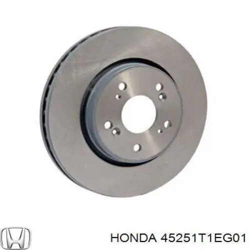 Disco do freio dianteiro Honda 45251T1EG01 preço, a partir de 54,05 USD