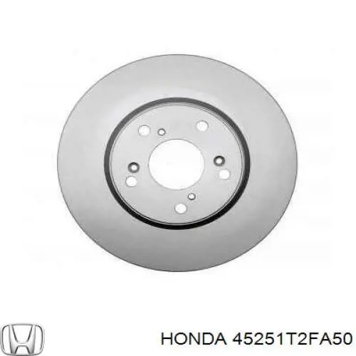 45251T2FA50 Honda Disco do freio dianteiro