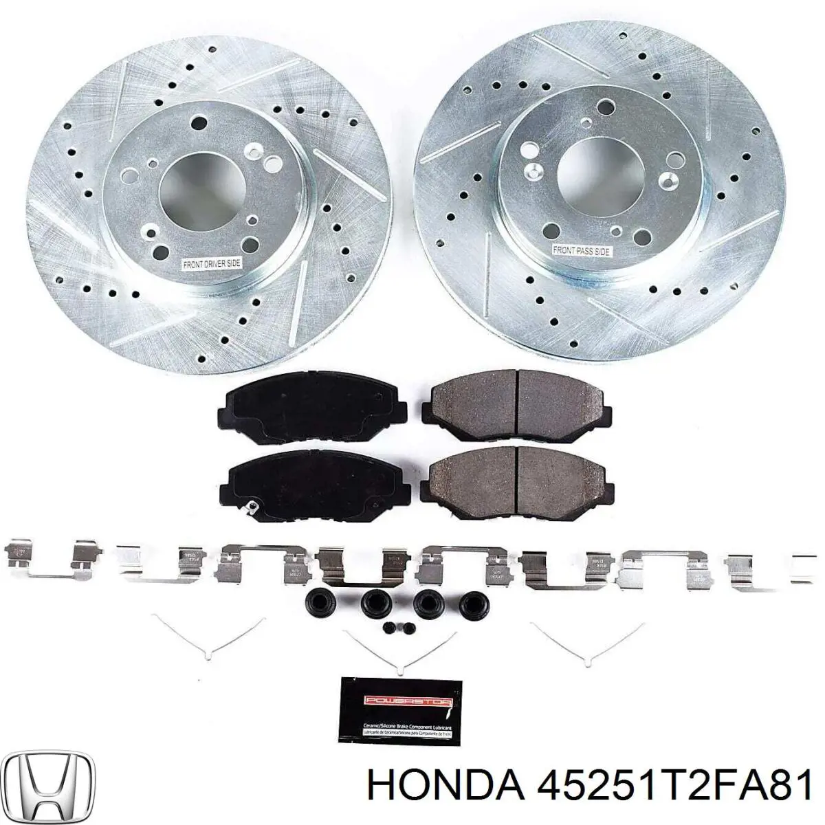 45251T2FA81 Honda Disco do freio dianteiro