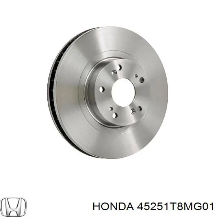 45251T8MG01 Honda Disco do freio dianteiro