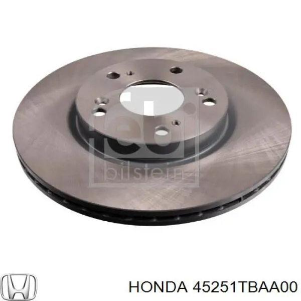 Disco do freio dianteiro Honda 45251TBAA00 preço, a partir de 64,57 USD