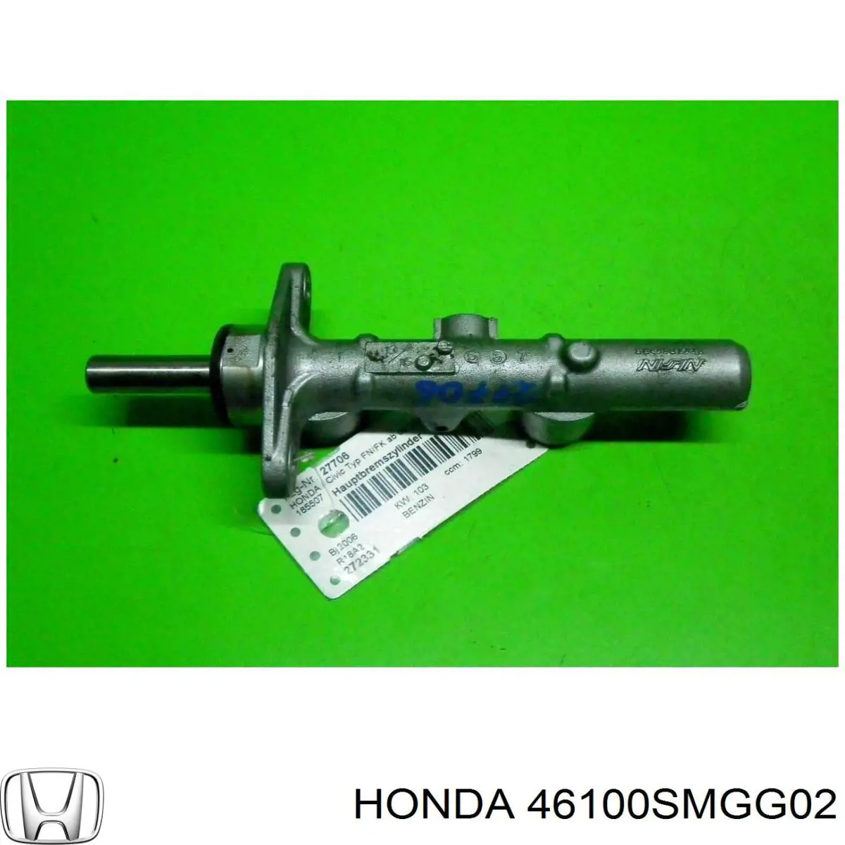 46100SMGG02 Honda Cilindro mestre do freio