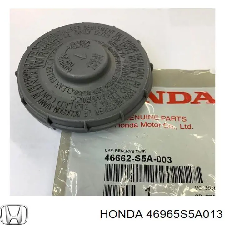 46965S5A013 Honda Tanque de cilindro principal de embraiagem